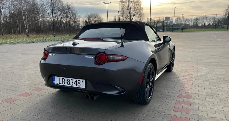 Mazda MX-5 cena 94000 przebieg: 58950, rok produkcji 2021 z Lublin małe 704